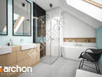 Проект будинку ARCHON+ Будинок в аммобіумі візуалізація ванни (візуалізація 3 від 1)