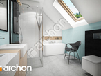 Проект будинку ARCHON+ Будинок в аммобіумі візуалізація ванни (візуалізація 3 від 3)