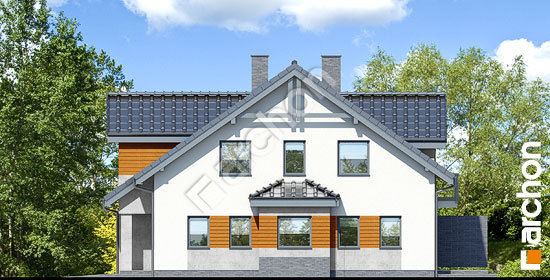 Боковой фасад Дом в клематисах 16 (Б)