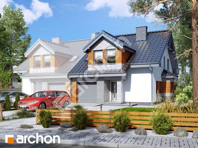 Проєкт будинку ARCHON+ Будинок в клематисах 16 (Б) 