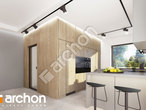 Проект дома ARCHON+ Дом в ренклодах 23 (Г2Е) визуализация кухни 1 вид 2