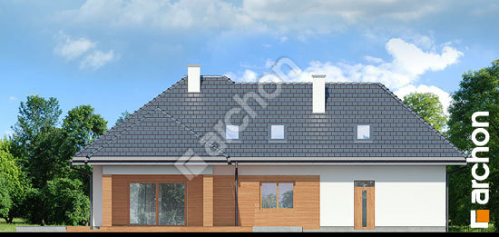 Дворовой фасад Дом в лазурах (Г2)