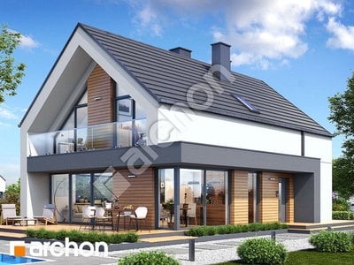 Проект дома ARCHON+ Дом в шишковиках 8 