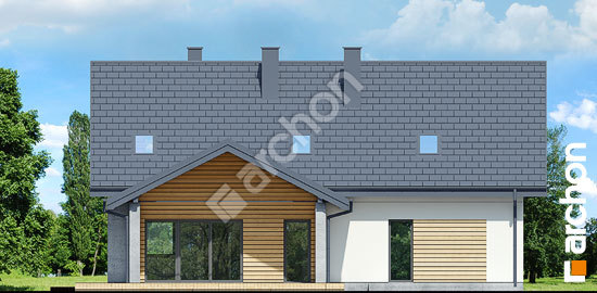 Дворовой фасад Дом в малиновках 9 (Г2)