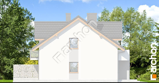 Бочний фасад Будинок в клематисах 21 (Б) вер. 2