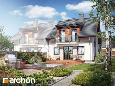 Проєкт будинку ARCHON+ Будинок в зірочнику (Б) вер. 2