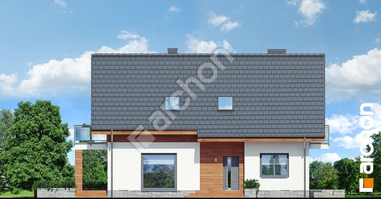 Передний фасад Дом в хлорофитуме 4