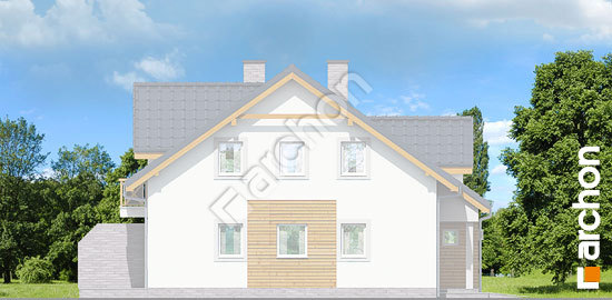 Бочний фасад Будинок в клематисах 17 (Б) вер. 2