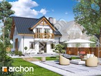 Проект дома ARCHON+ Дом в клематисах 17 (Б) вер. 2 