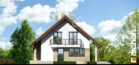 Боковой фасад Дом в айдаредах 2 (Г2) вер. 2