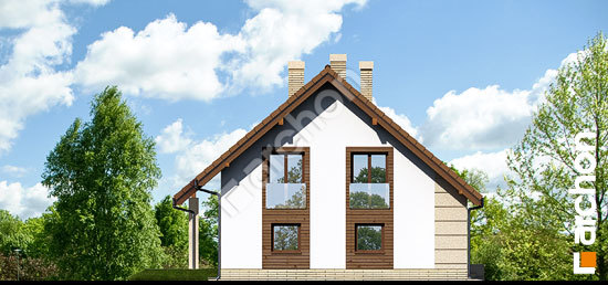 Боковой фасад Дом в айдаредах 2 (Г2) вер. 2