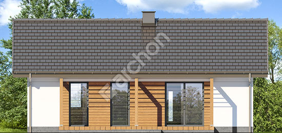 Дворовий фасад Будинок в коручках 3 (А)