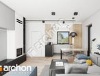 Проект дома ARCHON+ Дом в коручках 3 (А) дневная зона (визуализация 2 вид 3)