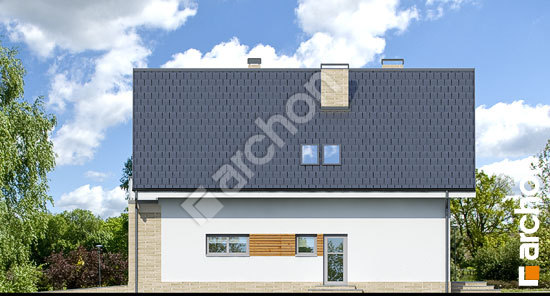 Бочний фасад Будинок в тим'яні 5 (Т)