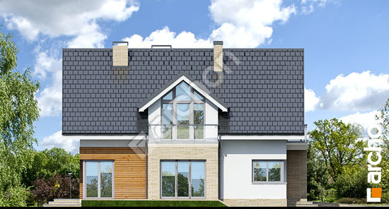 Бочний фасад Будинок в тим'яні 5 (Т)