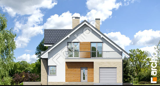 Передний фасад Дом в тимьяне 5 (Т)