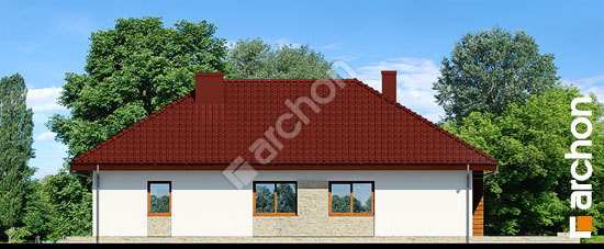 Дворовой фасад Дом в сирени 2 (Г2)