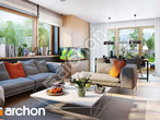 Проект дома ARCHON+ Дом в сирени 2 (Г2) дневная зона (визуализация 1 вид 3)