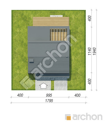 Проект дома ARCHON+ Дом в цитронах Ситуація