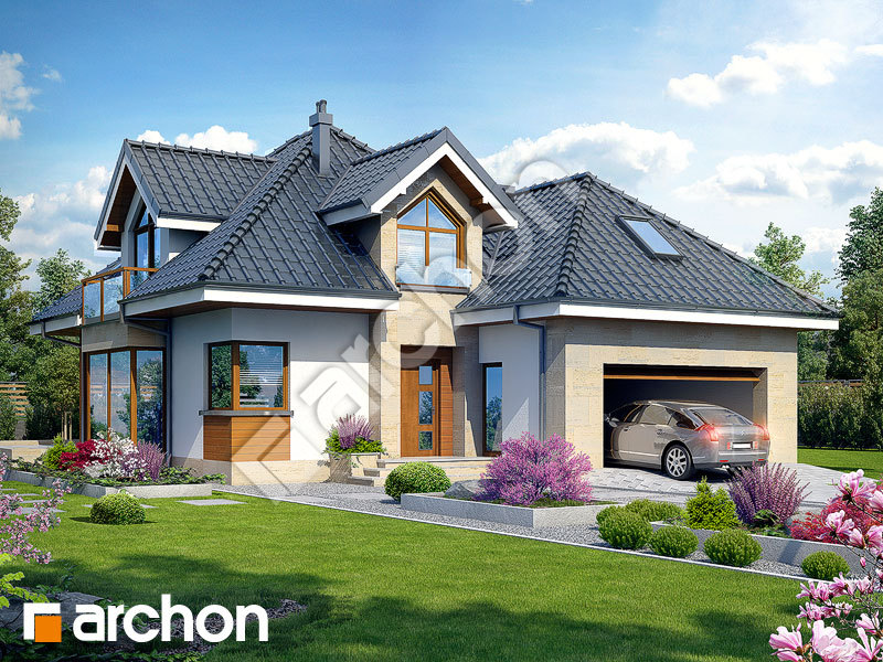 Проект будинку ARCHON+ Будинок в руколі (Г2H) вep. 2 вер.2 Вид 1