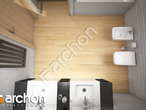 Проект дома ARCHON+ Дом в яскерах 5 (Г2) визуализация ванной (визуализация 3 вид 4)