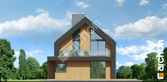 Боковой фасад Дом в малиновках 24