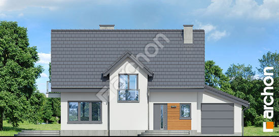 Передний фасад Дом в солодках (Г) вер.2