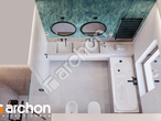 Проект будинку ARCHON+ Будинок в ренклодах 7 (Г2) візуалізація ванни (візуалізація 3 від 4)