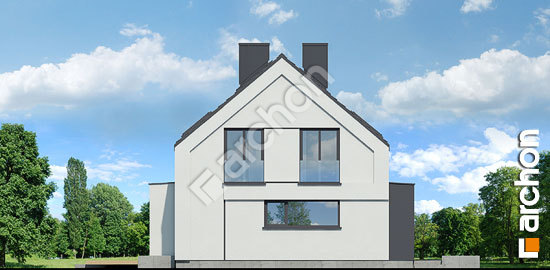 Боковой фасад Дом в третомах 3 (Г)