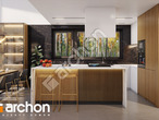 Проект дома ARCHON+ Дом в третомах 3 (Г) визуализация кухни 1 вид 1