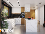 Проект дома ARCHON+ Дом в третомах 3 (Г) визуализация кухни 1 вид 2