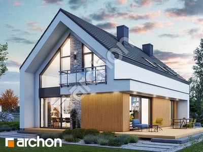 Проект дома ARCHON+ Дом в третомах 3 (Г) 