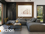 Проект дома ARCHON+ Дом в третомах 3 (Г) дневная зона (визуализация 1 вид 2)