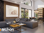 Проект дома ARCHON+ Дом в третомах 3 (Г) дневная зона (визуализация 1 вид 4)