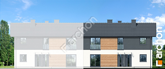 Передній фасад Будинок в іберійках (Р2Б) вер.3