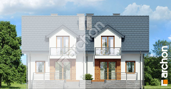 Дворовий фасад Будинок в цикламенах 4 (ПБ) вер. 3