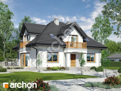 Проект дома ARCHON+ Дом в эхинацеях 3 вер.2 