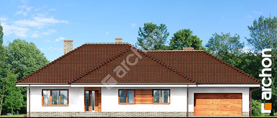 Передний фасад Дом в альвах 2 (Г2)