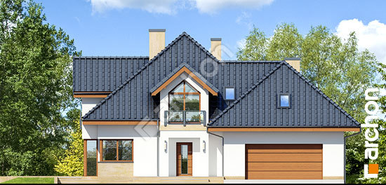 Передній фасад Будинок в руколі 5 (Г2Н)