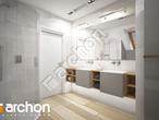 Проект дома ARCHON+ Дом в яблонках 4 (ГТ) визуализация ванной (визуализация 3 вид 2)