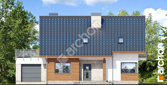 Передний фасад Дом в яблонках 4 (ГТ)