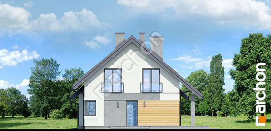 Боковой фасад Дом в малиновках (Г2А)