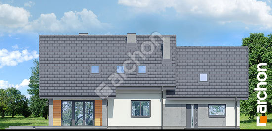 Дворовий фасад Будинок в малинівці (Г2А)