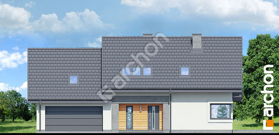 Передній фасад Будинок в малинівці (Г2А)