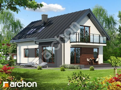 Проект дома ARCHON+ Дом в дельфиниуме 4 вер. 2 