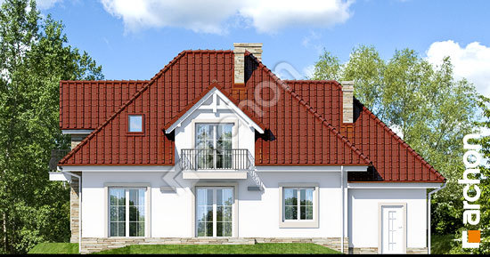 Дворовой фасад Дом в каллах вер.2