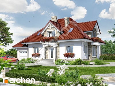 Проект дома ARCHON+ Дом в каллах вер.2 