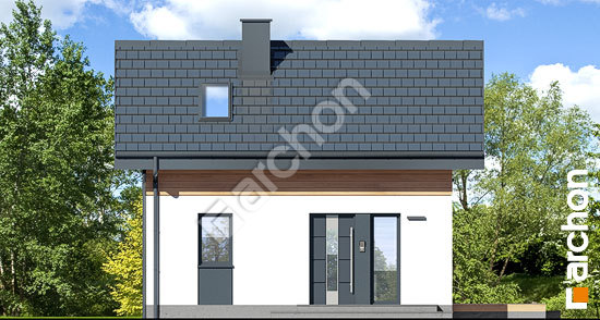 Передний фасад Летний домик над ручейком