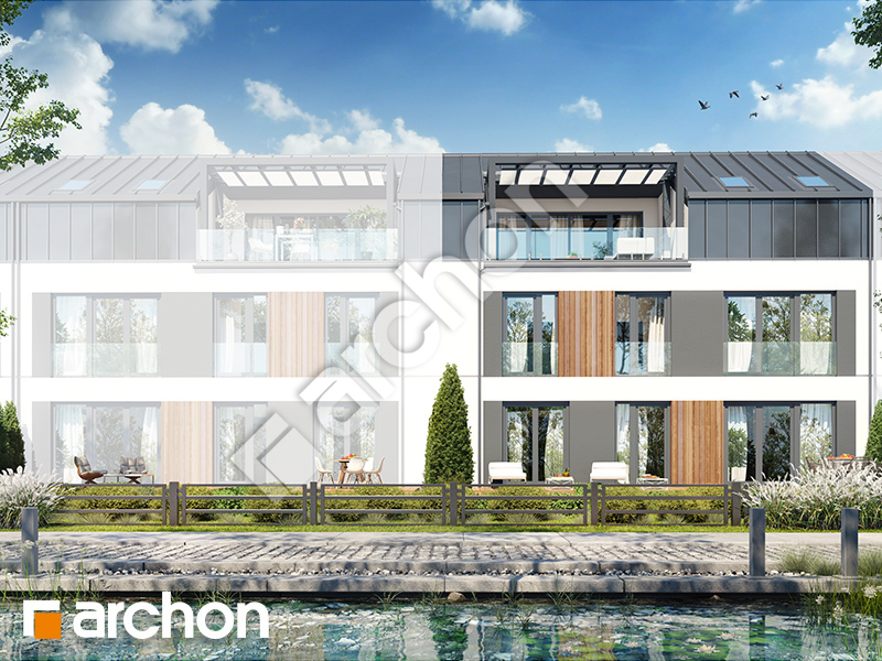 Проект дома ARCHON+ Дом в халезиях 6 (Р2С) вер.2 Вид 1