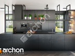 Проект дома ARCHON+ Дом в вереске (Г2А) визуализация кухни 1 вид 1